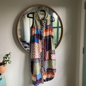 Anthropologie patchwork dress
